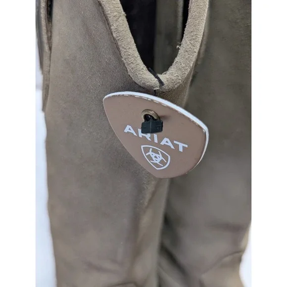 Ariat Leather Western Boot Memphis Burnt Taupe Light Brown Women's 5.5B 10047003 - Picture 13 of 16